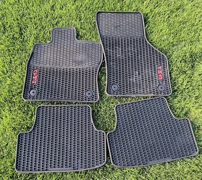 $90 • Buy MK7 VW GTI All Weather Floor Mats Rubber Genuine Oem 2015-2021
