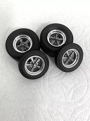 1:25 American Racing Torq Thrust Wheels On Pie Crust Rear And Skinny Front Tires • $50