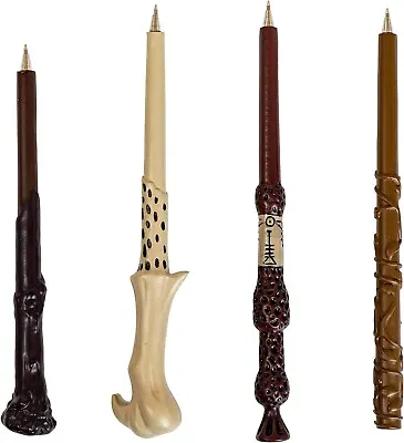 Paladone Harry Potter Wand Pens With Ollivanders Printed Box Set Of 4 Collecto • £22