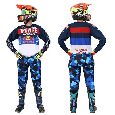 Troylee Redbull GasGas MX Gear Kit Jersey/Pants Combo Motocross ATV Racing Set • $155