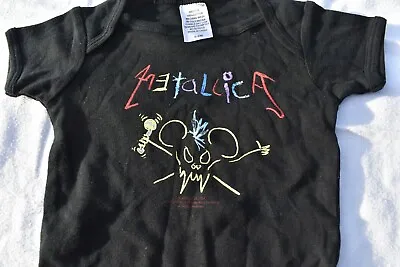2006 Metallica Baby One Piece Age 0-6 Month. T Shirt Metallica • $19.99