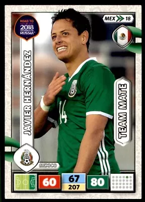 Panini Road To 2018  Adrenalyn XL - Javier Hernandez Mexico  No. MEX18 • £1