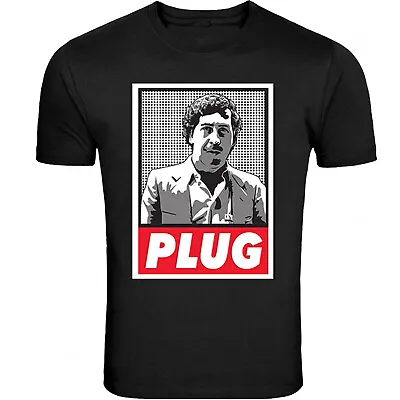 Pablo Escobar Plug Tee Plata O Plomo Columbian Drug Lord T-shirt Narcos S-5XL  • $19.99