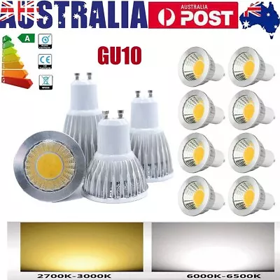 4/8X LED GU10 15W Downlight Bulb COB GU10 Spotlight Globe Warm Cool White 9W • $10.44