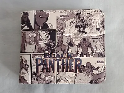 CLEARANCE PRICE Marvel Comics Black Panther Bi Fold Wallet (Design 2) • £3.99