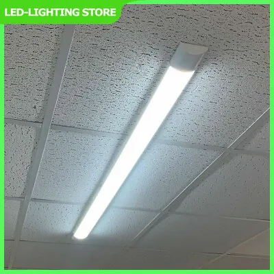 4FT LED Batten Light 6500K Daylight Tube Light Slim Fitting Garage Lamp • £9.99