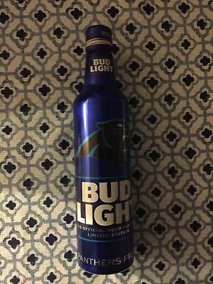 $3.49 • Buy Bud Light 2018 NFL Kickoff Carolina Panthers Aluminum Beer Bottle