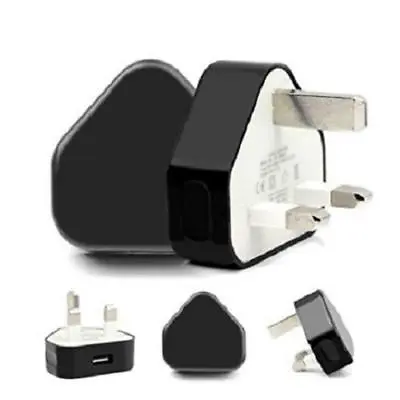 £5.99 • Buy Usb Wall Charger Mains Plug Adapter For Mobile Phone X 8 Plus 7 6 5 Ipod Ipad Ce