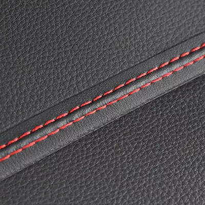 2M Red PU Leather Car Dashboard Decor Strip Sticker Moulding Trim Accessories • £7.18