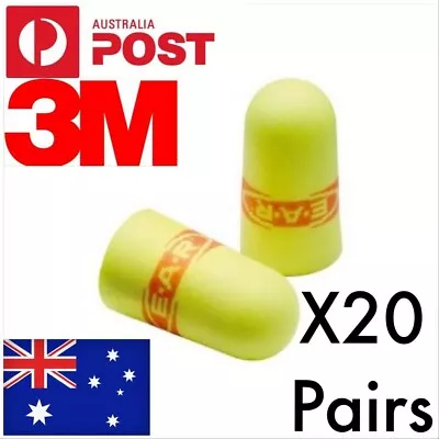  3M 312-1255 E-A-Rsoft  Superfit Earplugs Regular Uncorded (20 Pairs) • $11.99