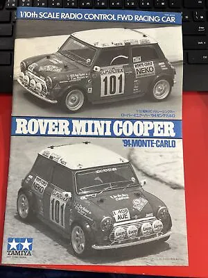 Vintage Tamiya 58163 Rover Mini Copper 94 Monte-Carlo Manual • $25