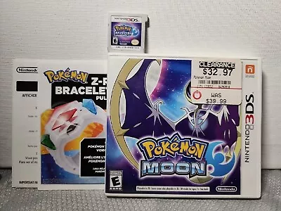 $24.99 • Buy Pokémon Moon (Nintendo 3DS, 2016) With Original Box Booklets TESTED FREE SHIP