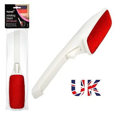 Lint Brush Rotating Head Lint Remover Fabric Brush Clothing Pet Hair Fluff X2 • £5.80