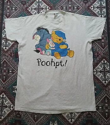 Vintage Winnie The Pooh Disney T-Shirt Poohpt One Size Pooh Tiger Piglet Eyeore • $25