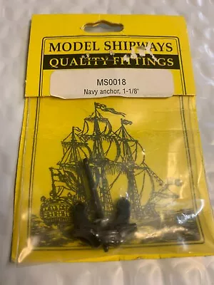 Model Shipways Cast Metal Anchor  1-1/8 Long Boats Ships Dioramas New In Package • $3.95