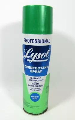 Lysol Country Scent Spray VTG 90s 19 Oz. Can AIDS Retro Collectible Prop Green • $24.99