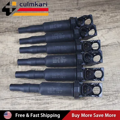 6PCS OEM Bosch FOR BMW E46 E60 E85 E90 IGNITION COIL SET 12137594937 0221504470 • $91.99