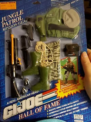 Vintage Gi Joe Hall Of Fame 12  Accessory Jungle Patrol Mission Gear Hasbro New • $12.50