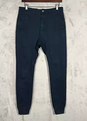 Zanerobe Jogger Pants Mens Size 29 Blue Drop Crotch Tapered • $15