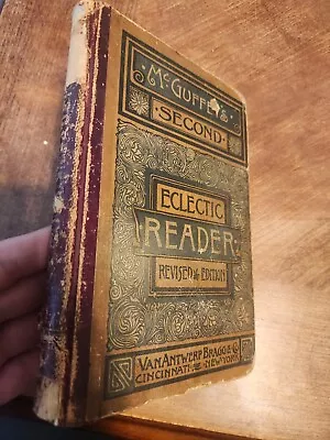 VINTAGE McGuffey's 2nd Electric READER 1896 Collectors Piece! Osmond Fackler #S • $55.90