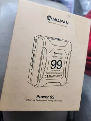 Moman Power 99 Pro V Mount Battery Replacement Pack 99Wh W D-TAP/USB-C/A • $80