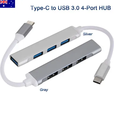 $10.40 • Buy USB C HUB 3.0 Type C 4-Port Multi-Splitter OTG Adapter For PC Android Laptop Mac