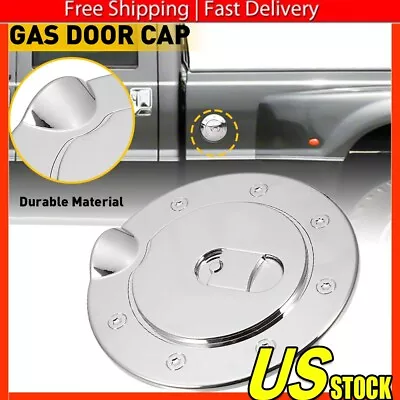 Fits 2007-2014 CHEVY SILVERADO 1500 2500 3500 Chrome HD Fuel Tank Gas Door COVER • $15.19