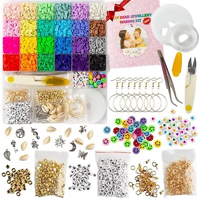 £10 • Buy 5520 Piece Clay Bead Jewellery Making Kit, Polymer Clay Bead Set Jewellery Kit. 