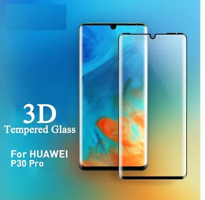 £3.75 • Buy For Huawei P30 Pro Genuine Full 3D Tempered Glass 9H Screen Protector Cover