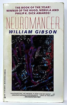 *NEUROMANCER By William Gibson Book Vintage ACE Paperback SPRAWL Trilogy • $9.99