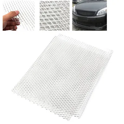 Universal Silver Car Grille Mesh Aluminium Alloy Net Vent Tuning Grill 40  X 13  • $19.70