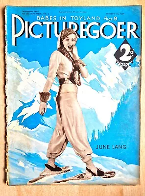 Picturegoer Film Magazine 22 December 1934 Walt Disney Laurel & Hardy June Lang • $4.91