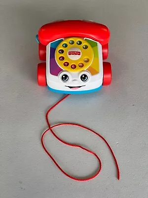 Fisher Price Chatter Telephone Phone Pull Toy 2015 Rotary Dial Toddler Baby • $13.50