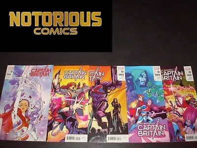 Betsy Braddock Captain Britain 1-5 Complete Comic Set Marvel Comic Lot • $23.99