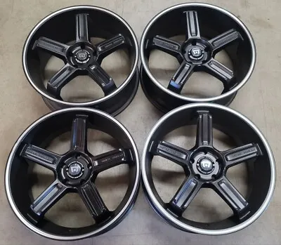 MOTEGI Wheels / Rims 20 Inch 5X120 +35MM Satin Black May Fit A BMW • $600