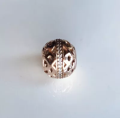 $46 • Buy Pandora Rose Gold Path To Harmony  Charm Cubic Zirconia CZ