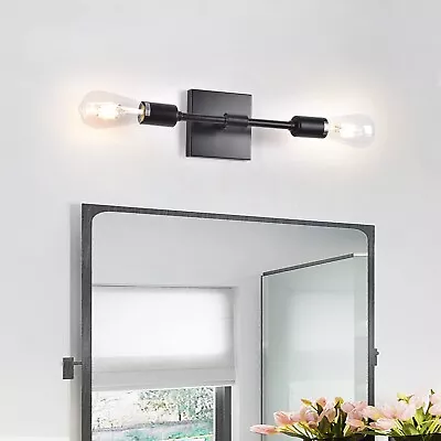 Vanity Lights Bathroom Light Fixtures Wall Sconce Lighting Matte Black Modern... • $25.41