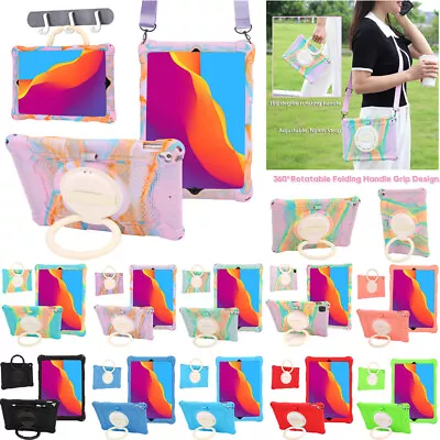 $24.04 • Buy For IPad Mini Air Pro 5 6 7 8 9th Kids Shockproof Handle Stand Case Cover Strap