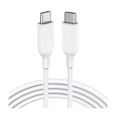 $19.95 • Buy Anker PowerLine III USB-C To USB-C 100W 2.0 Cable 1.8m - White