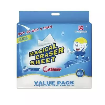Magical Eraser Sheets - 20 Count + 2 Bonus Cleaning Sponges • $10.28