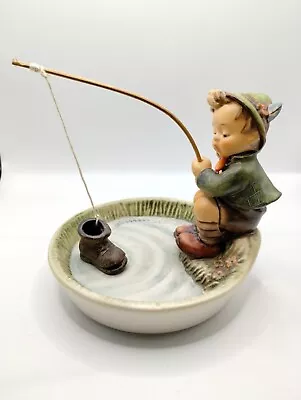 M.J. Hummel 373 Just Fishing Dated 1965 7.25  W. Germany  L1 • $39.99