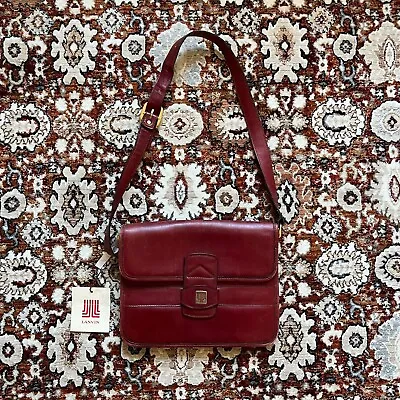 Vintage Lanvin Leather Shoulder Bag • $70