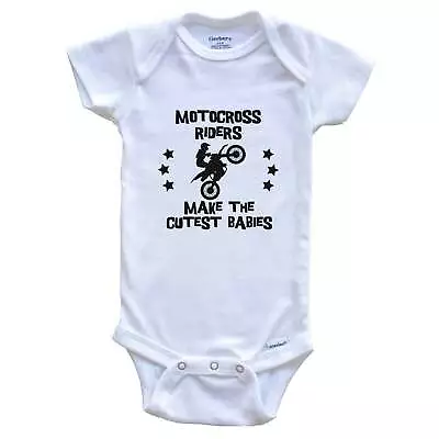 Motocross Riders Make The Cutest Babies Funny Motocross Baby Bodysuit • $22.99