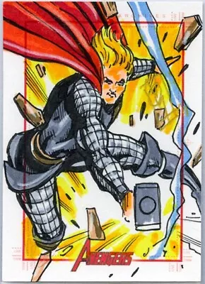 Marvel 2012 Greatest Heroes Sketch Card By Brian Kong • $55