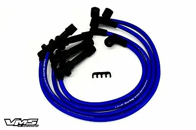 Vms Racing Blue 10mm Spark Plug Ignition Wires For 90-94 Mitsubishi Eclipse 2.0 • $45.95