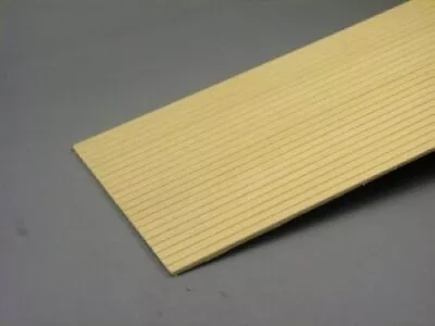 Dollhouse Part - Grooved Flooring 1/8  Spacing 3  X 24  Sheet • $4.95