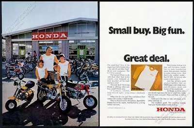 1972 Honda Mini Trail QA 50 CT 70 Motorcycle Photo Vintage Print Ad • $8.09