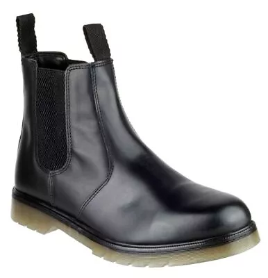 Mens Amblers Colchester Pull On Leather Chelsea Dealer Ankle Boot Sizes 6 To 15 • £39.99