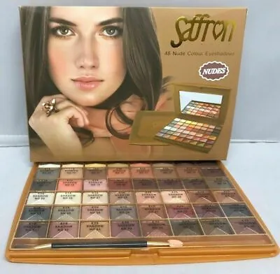 £7.99 • Buy Saffron London 48 Nude Colour Eyeshadows Palette