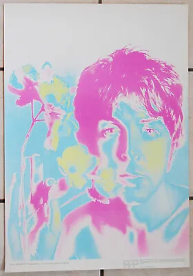 Original 1967 Vintage 'Paul McCartney' Rare Richard Avedon Poster MINT Beatles • $135